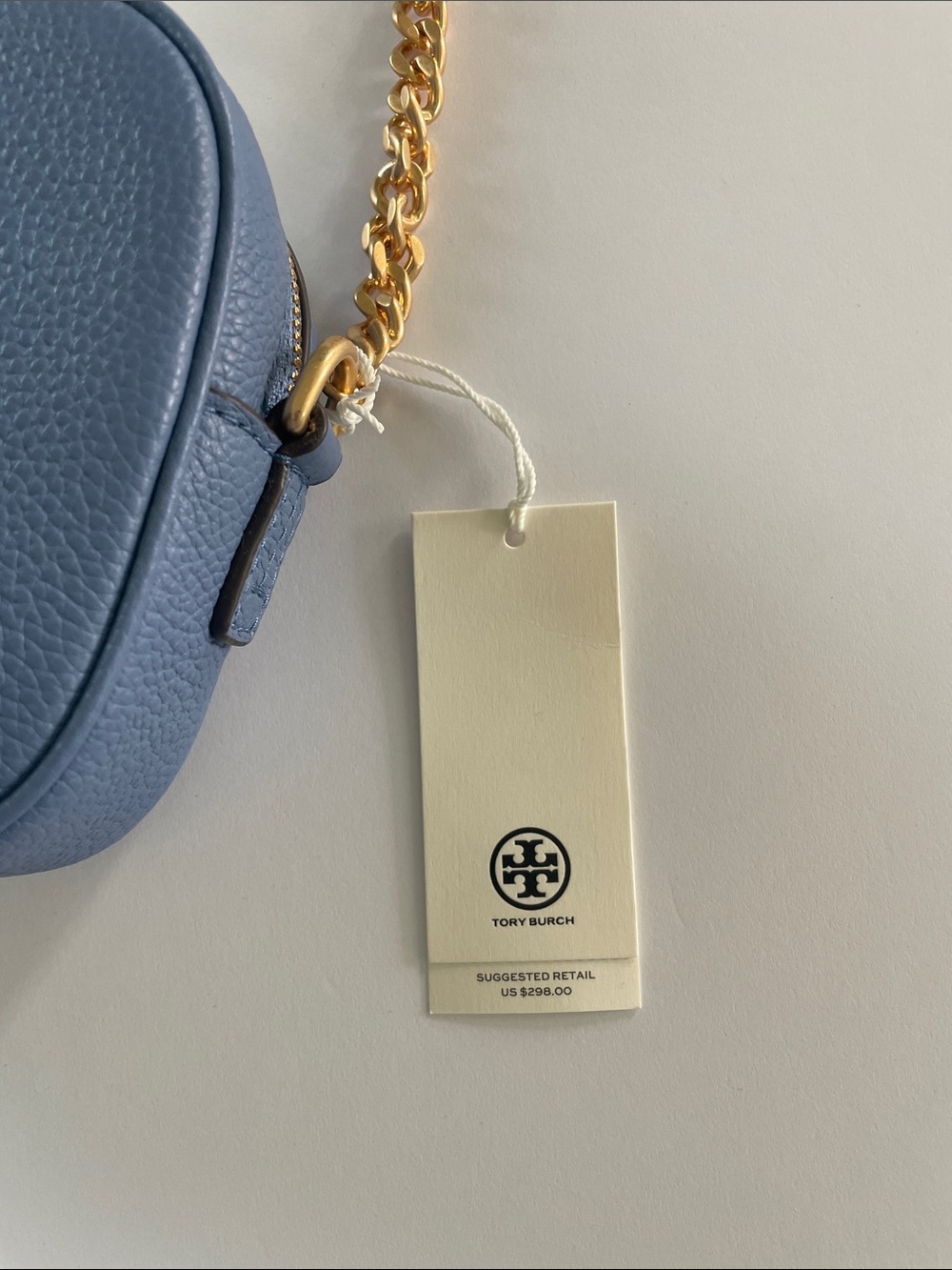 NWT Tory Burch McGraw Camera Bag Crossbody Pebbled Leather - Picture 5 of 12